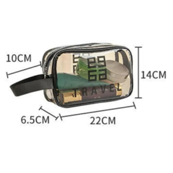 Clear Makeup Bag WIth Handle