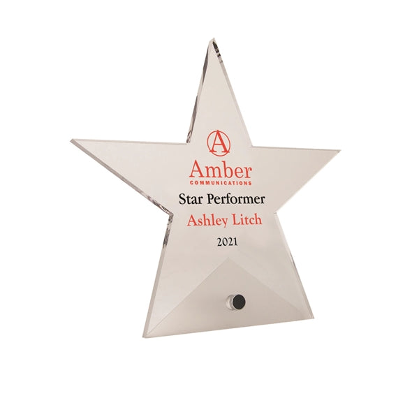 Acrylic Pin "Star" Award