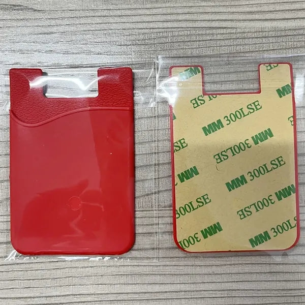 Silicone Adhesive Phone Card Holder