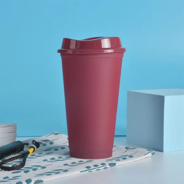 16 oz Hot Color Changing Cups With Lids