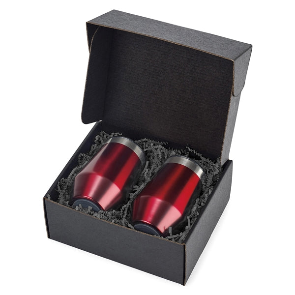 Vine Double Wall Stainless Wine Tumbler - 12 Oz.