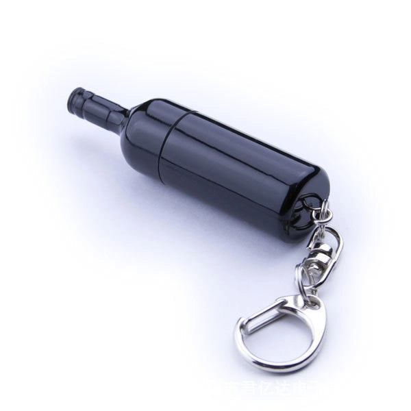 USB 2.0 Flash Drives Metal Red Wine Bottle Memory Stick Wate