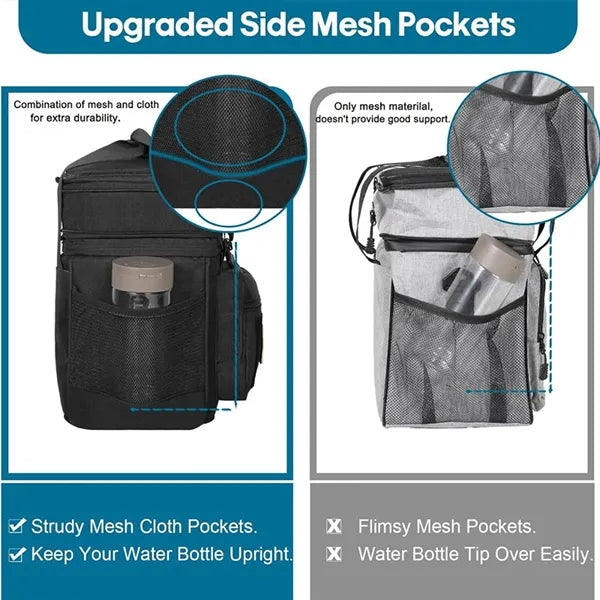 Double Deck Insulated Lunch Bag