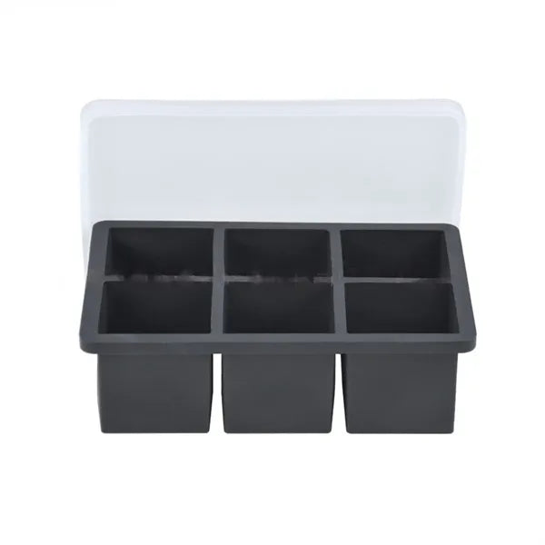 Large 2" Big Silicone Ice Cube Tray with Lid for Whisky