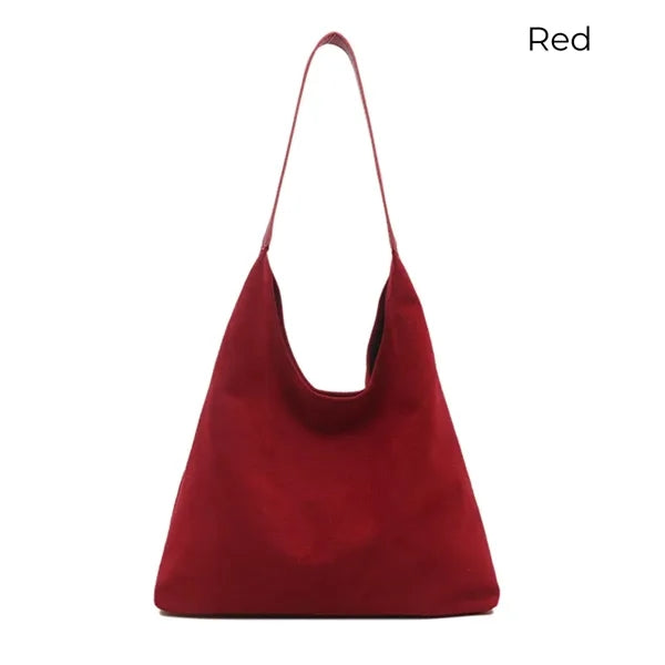 Faux Suede Bucket Bag for Women Adjustable Strap Daily Use