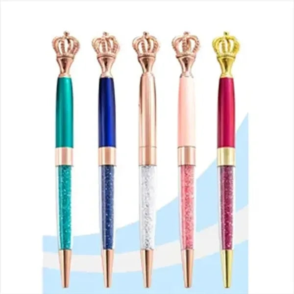 Crown Decoration Metal Ball Pen