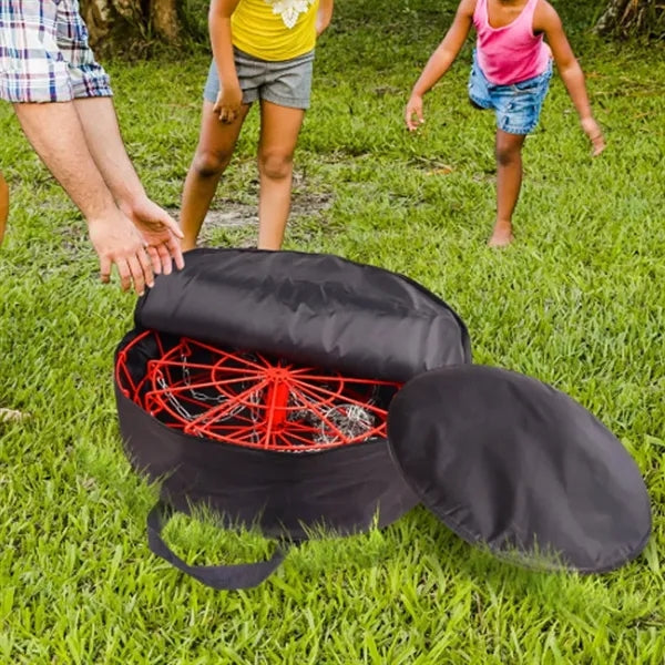 Portable Disc Golf Target Set with Carrying Bag