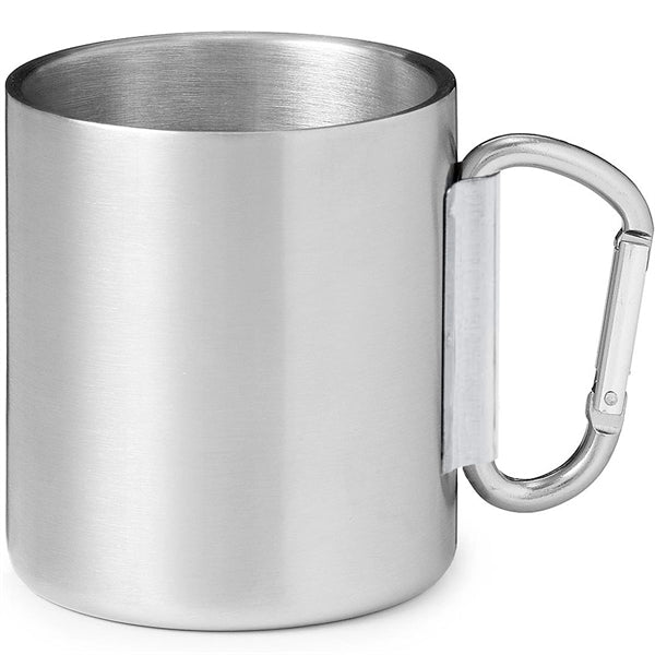 10oz.Travel Stainless Double Wall &keep Hot-Carabiner Handle