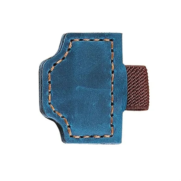 Magnetic Leather Bookmark with Pen Holder
