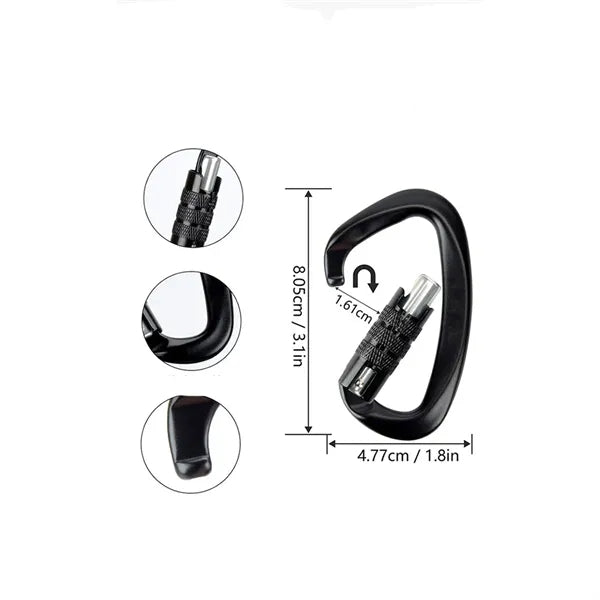 D-lock Hook Ascending Carabiner