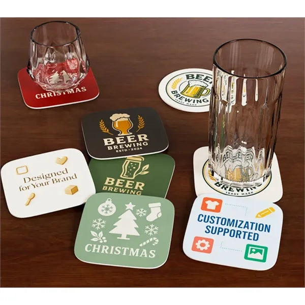 High Density Pulpboard Paper Coaster