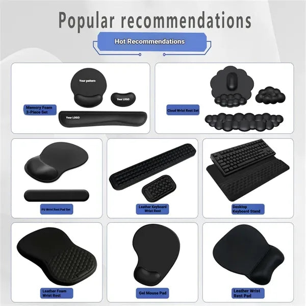 Ergonomic Pad with Comfortable Wrist Rest