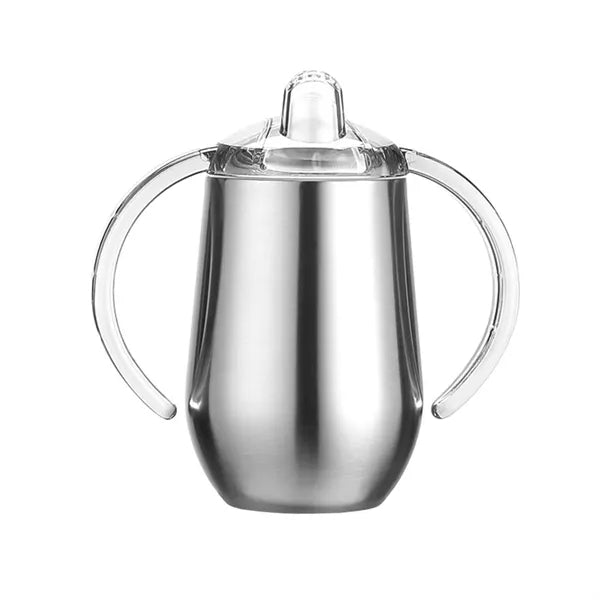 10oz Stainless Steel Sippy Cup With Handles