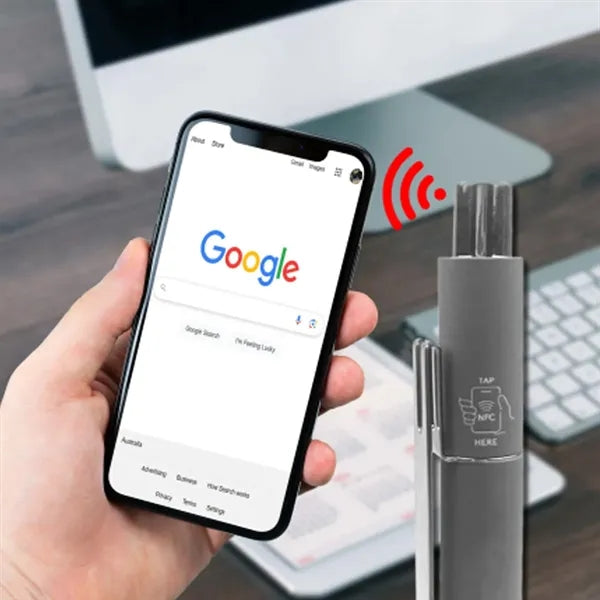 NFC Chip Embedded Retractable Ballpoint Pen