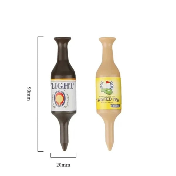 Outdoor Beer Bottle Shape Durable Plastic Golf Tees