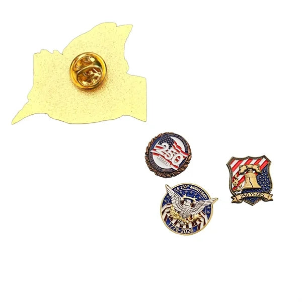 Tri-color Enamel Badge