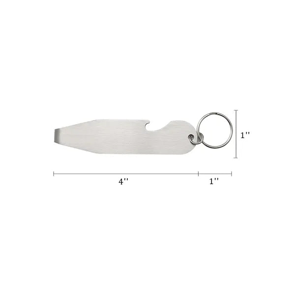 Stainless Steel Bottle Opener Keychain