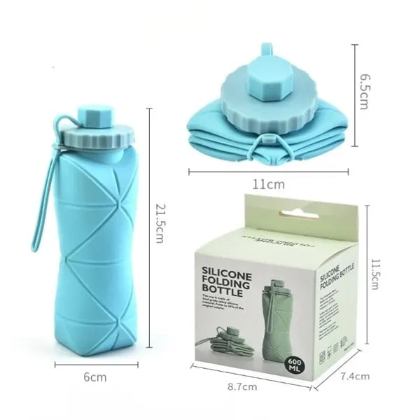 Collapsible Foldable Portable Travel Water Bottle