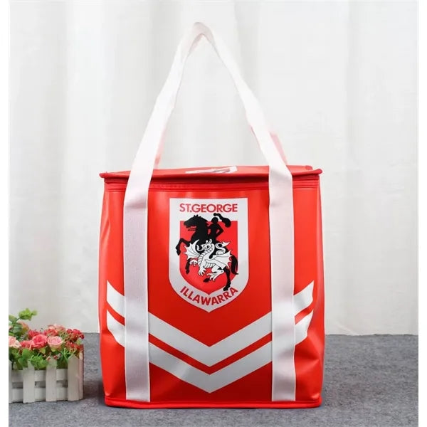 Camping Non-Woven Cooler Bag Spacious Insulated Storage Tote