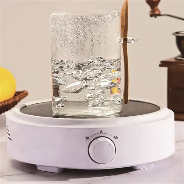 Borosilicate Glass Airtight Spice Jar Set with Bamboo Spoon