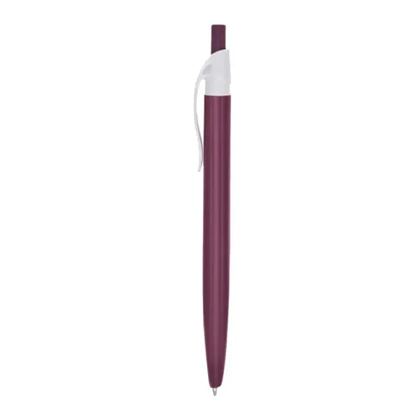 Union Printed - Curve Color Barrel Click Pen