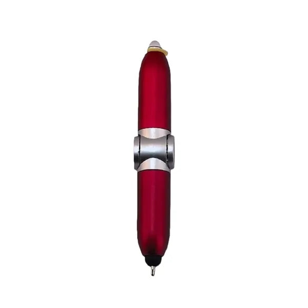 LED Fidget Spinner Pen with Touch Stylus