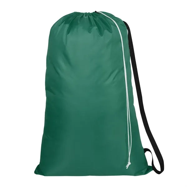 Laundry Drawstring Bag with Shoulder Strap