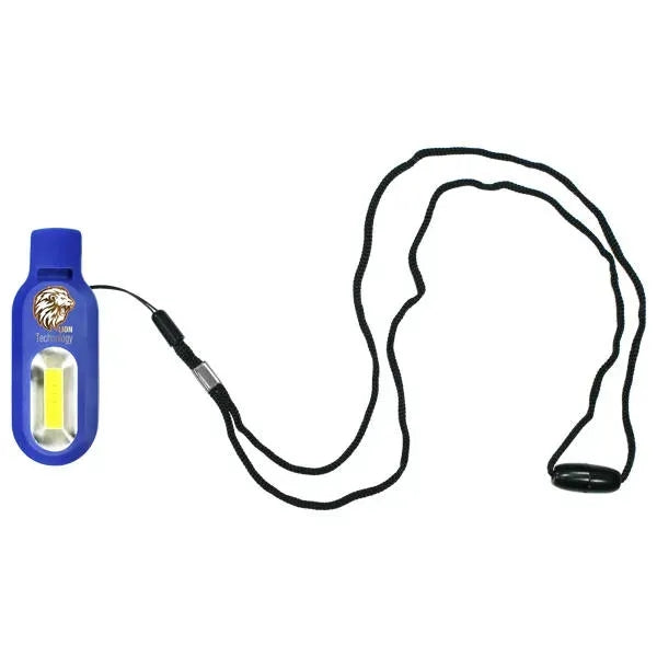 Whistle/COB Light Lanyard, Full Color Digital