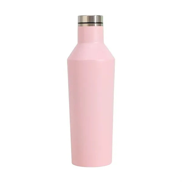 18oz Diamond-Shaped Insulated Stainless Steel Sports Bottle
