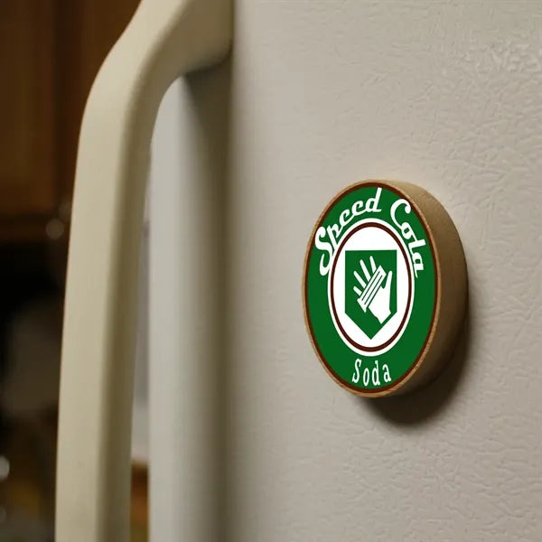 Bamboo Magnetic Bottle Opener, Full Color Digital