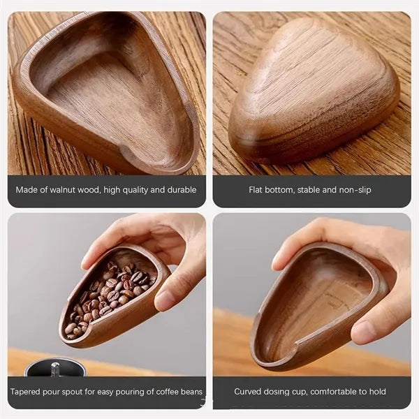 Laser-Etched Walnut Coffee & Tea Scale Dish