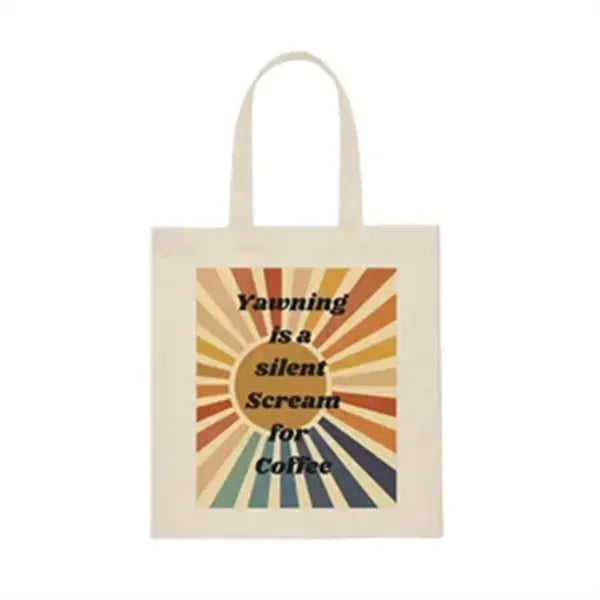 8 oz Cotton Canvas Tote Bag 15"W x 16"H