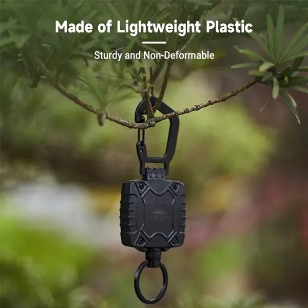 Retractable Wire Cord Keychain