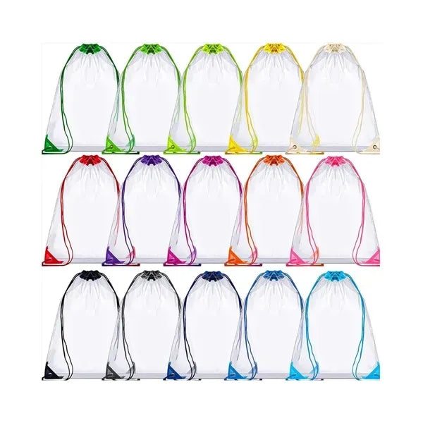 Clear Stadium Drawstring Backpack