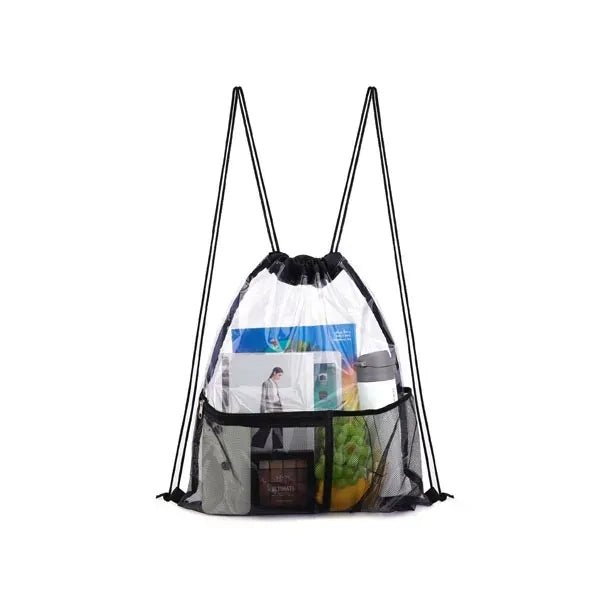 Clear Stadium Drawstring Backpack