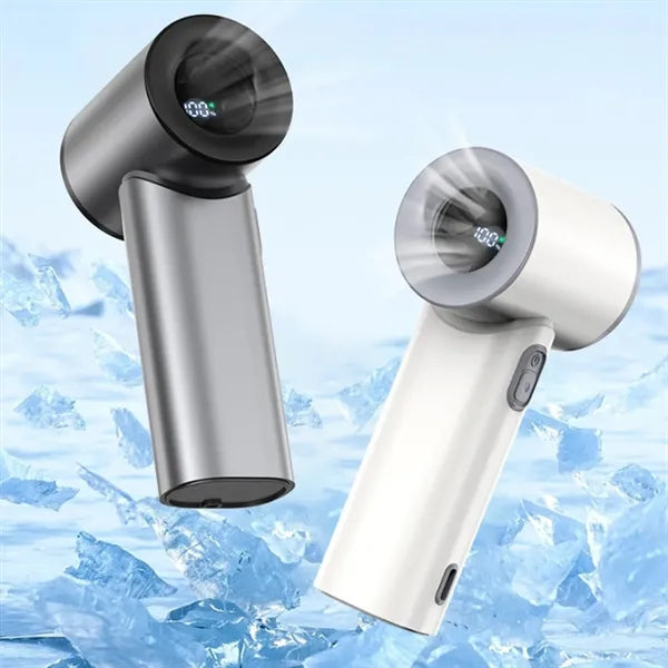High-Speed Brushless Mini Handheld Fan with LED Display