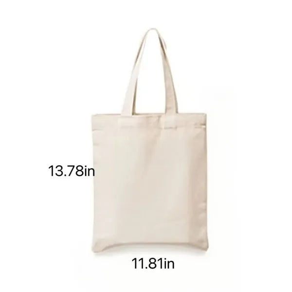 Cotton Canvas Everyday Tote Bag