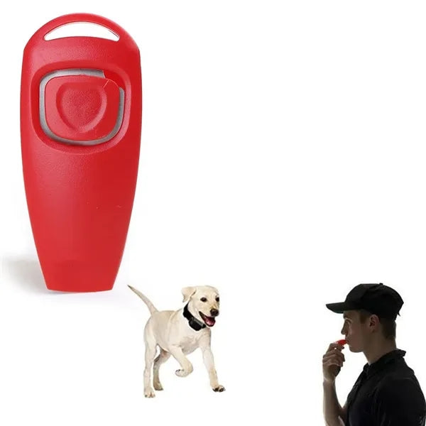 2-in-1 Dog Clicker Whistle Trainer