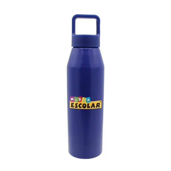 25 oz. Recycled Aluminum Bottle with Carabiner Lid, Full Col