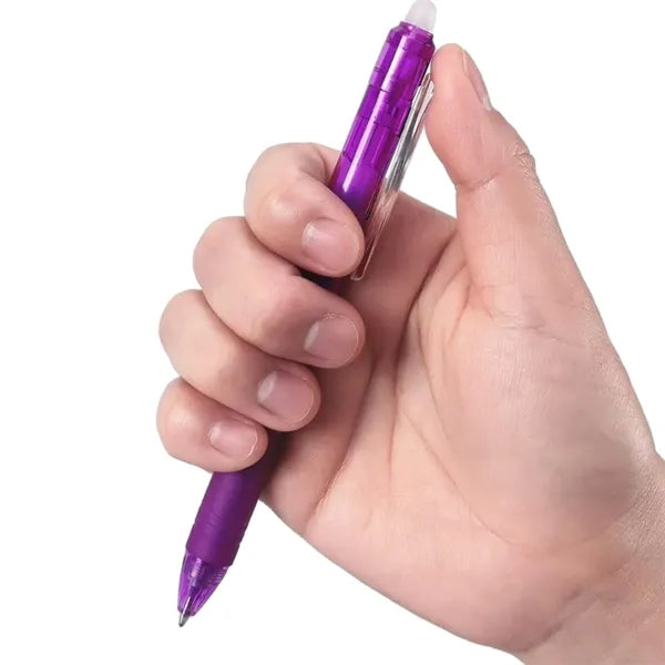 Colorful Retractable Erasable Gel Pens