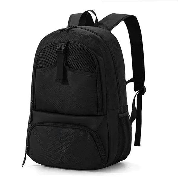 Water-Resistant Sports Backpack With Shoe Compartment