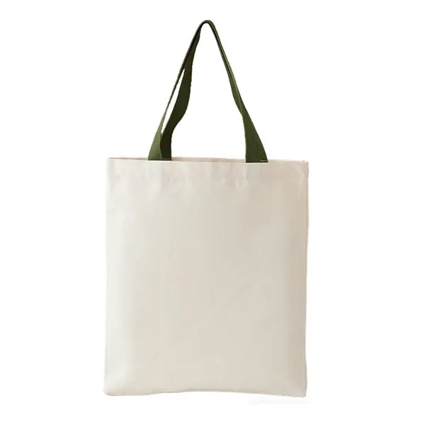 12oz Multi-Color Handheld Cotton Canvas Tote Bag