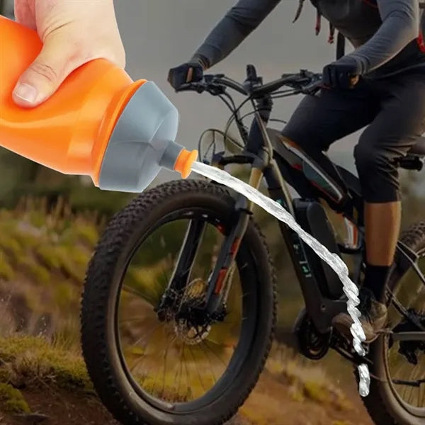 17 oz. Sports Water Bottle with Push Cap Lid