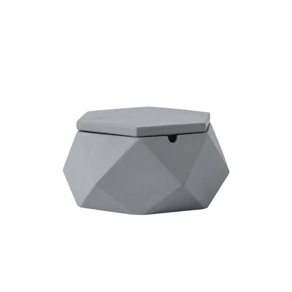 Diamond Shaped Cement Ashtray