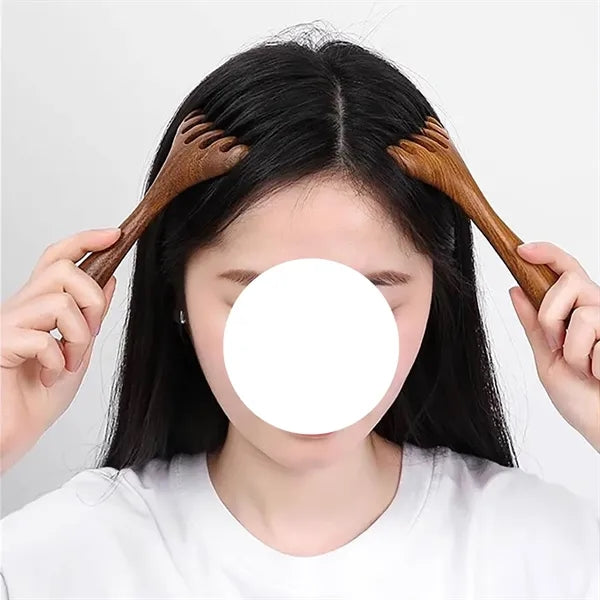 Natural Wood Massage Comb