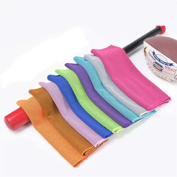 Portable Sports Towel Cooling With Silicone Case