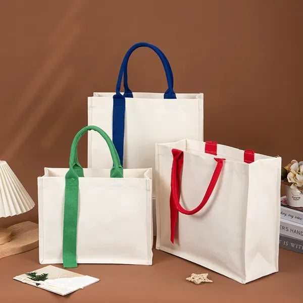 Portable Stereo Streamer Canvas Tote Bag