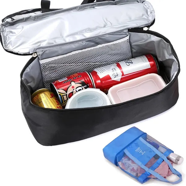 Insulated Double Layer Lunch Tote Bag
