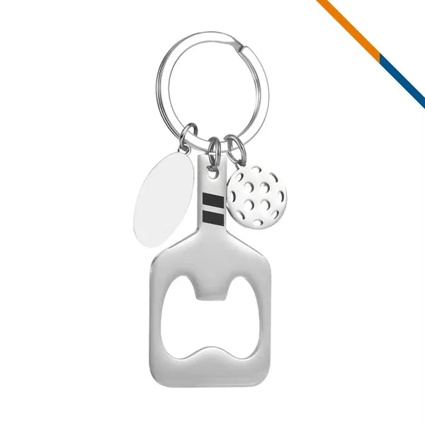 DinkCap Pickleball Paddle Bottle Opener Keychain