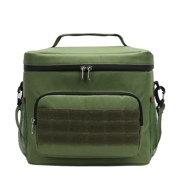 Insulated Cooler Bag MOLLE Webbing Portable Picnic Lunch Bag